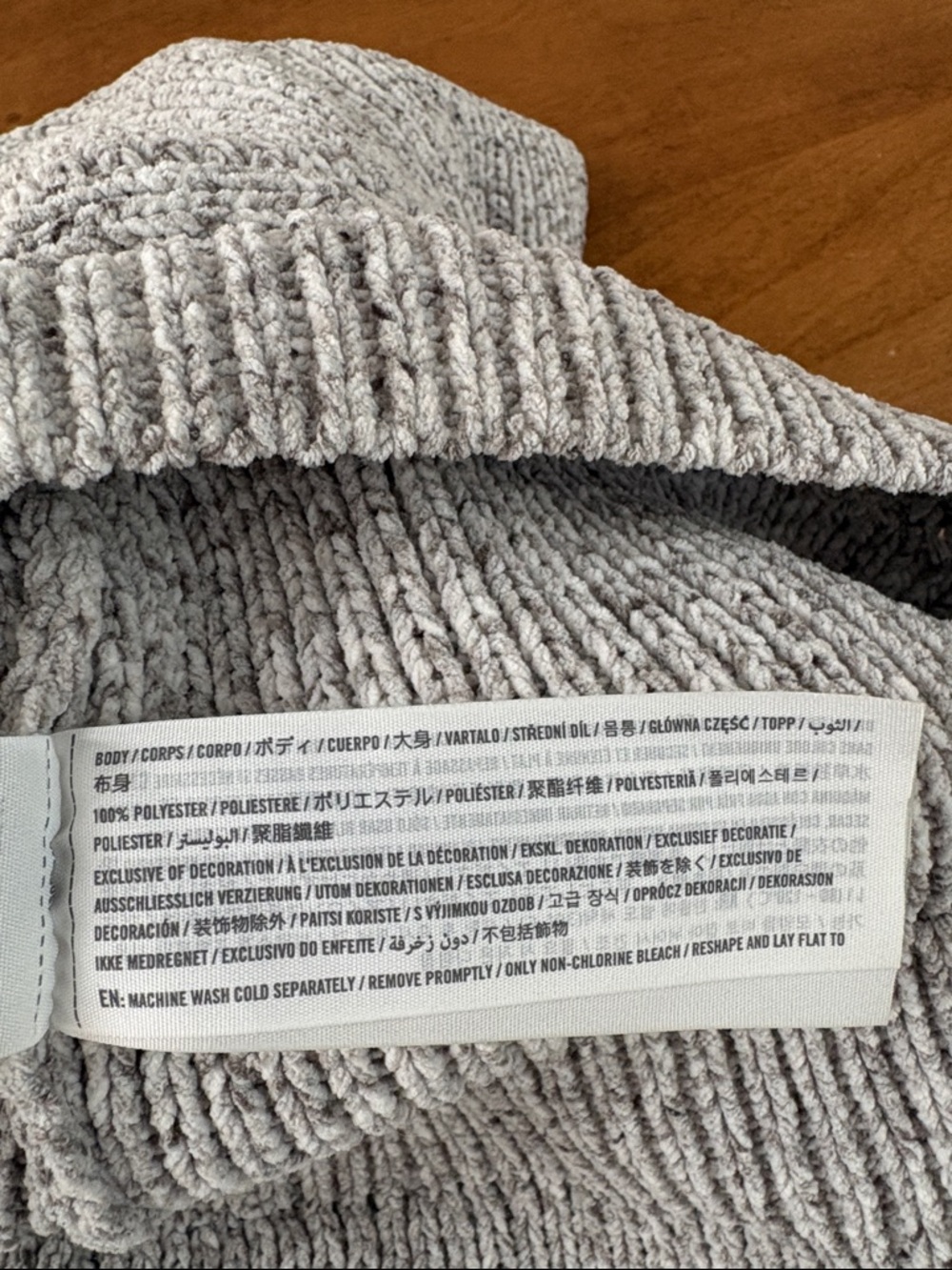 Abercrombie & Fitch Neutral Taupe Crewneck Sweater Size Small - Picture 12 of 12